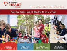 Tablet Screenshot of mannersoftheheart.org